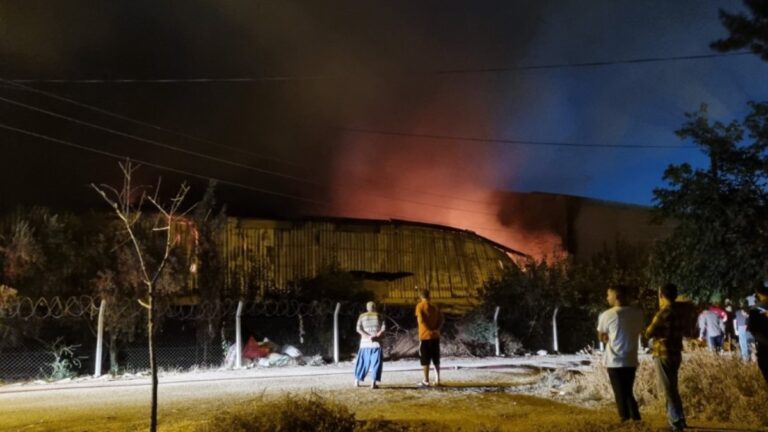 Adana’da geri dönüşüm fabrikasında yangın çıktı