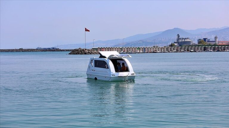 Amasya’da karada karavan, suda yat olabilen araç tasarlandı