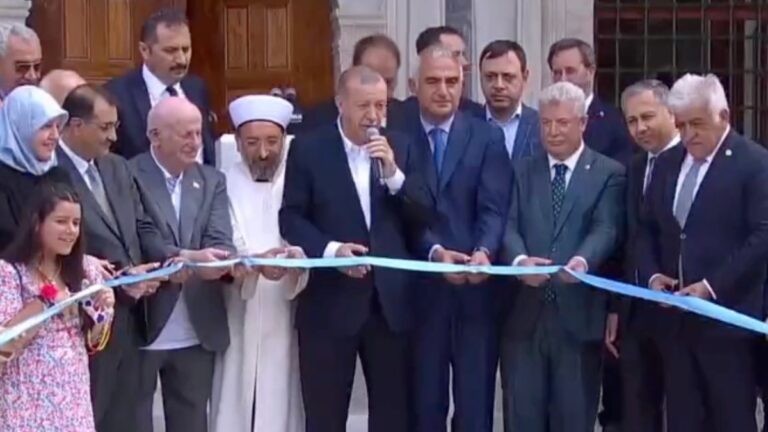 Cumhurbaşkanı Erdoğan, Ayazma Camisi’ni ibadete açtı
