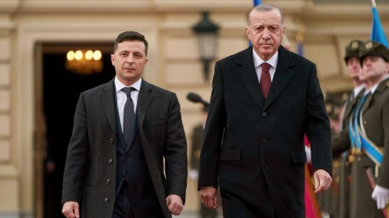 Cumhurbaşkanı Erdoğan, mevkidaşı Zelensky ile buluştu