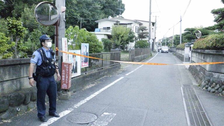 Japonya’da yolda yürüyen adama kılıçla saldırdı