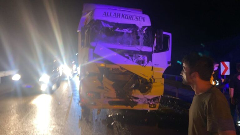 Kastamonu’da zincirleme trafik kazası: 1 yaralı